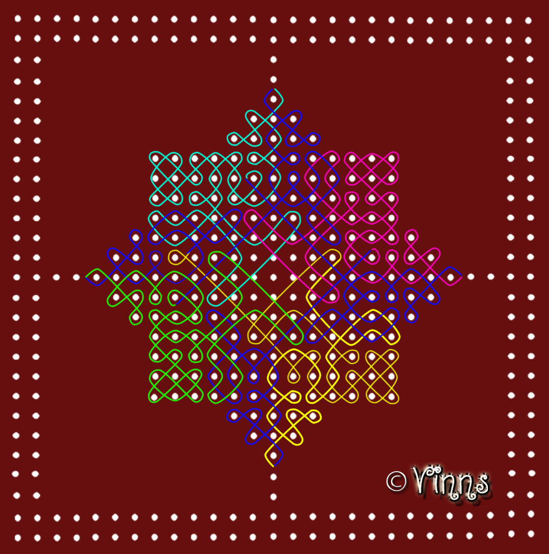 muggulu, margazhi kolam, big kolam, sikku kolam, chikku kolam, neli kolam, design kolam