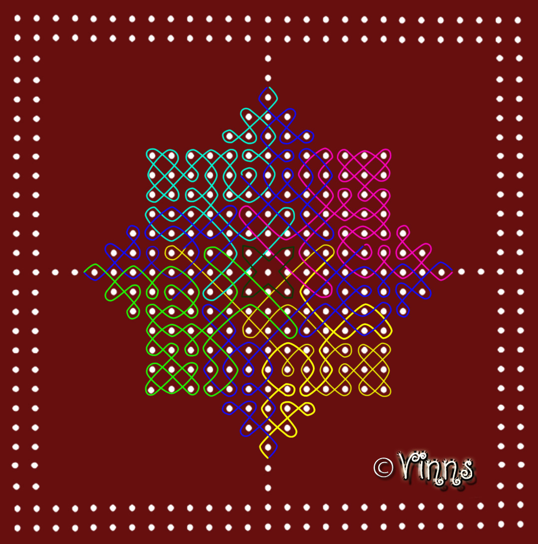 muggulu, margazhi kolam, big kolam, sikku kolam, chikku kolam, neli kolam, design kolam